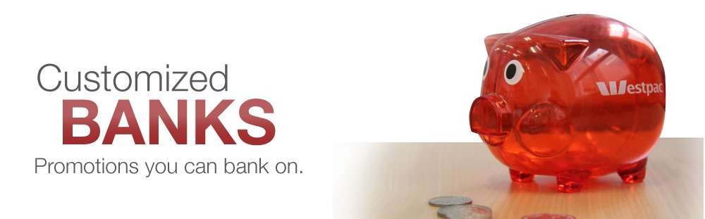 Customized Banks Piggy Banks