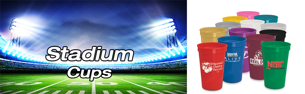 Customized Stadium Cups Promotional Logo Stadium Cups Imprinted