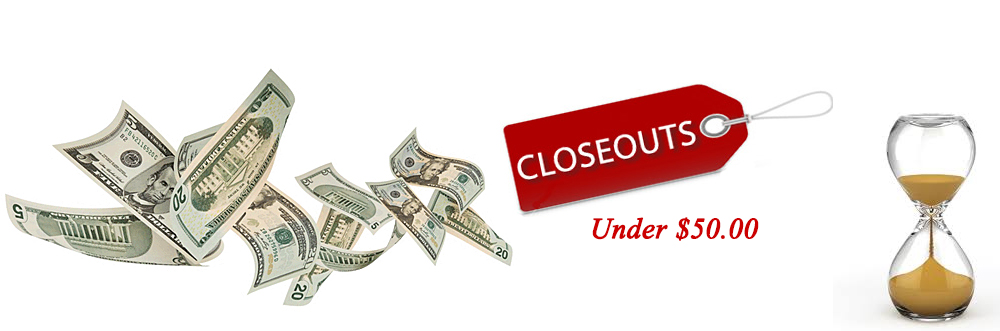 Closeout Promotional Products under $50.00 Closeout Specials $50.00 and Below