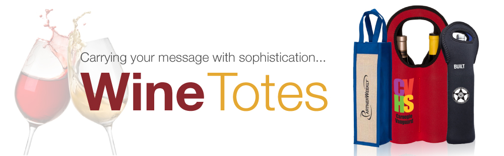 Logo Wine Totes Custom Wine Totes