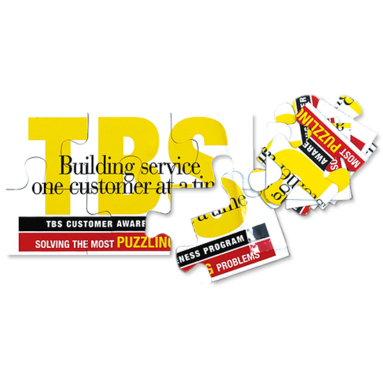 Jumbo Business Card Puzzle Magnets