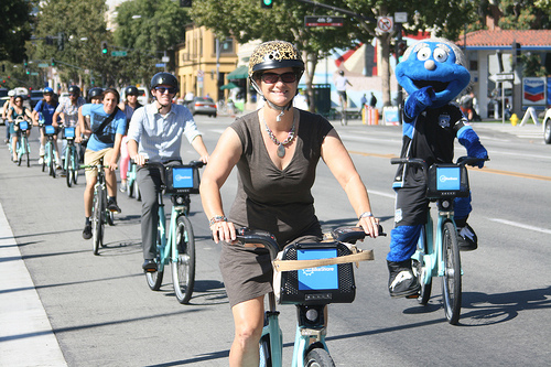 Bay Area Bike Share launch in San Jose CA