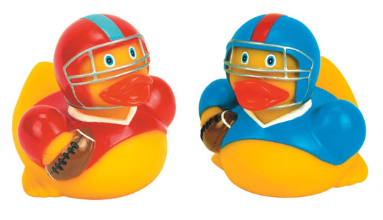 Promotional Football Rubber Duck