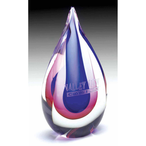 Custom Citlaly Art Glass Award