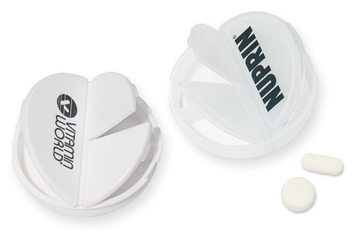 Promotional Travel 3 Compartment Pill Case