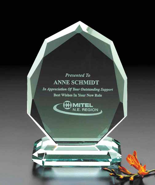 Promotional Iroquois Jade Glass Award