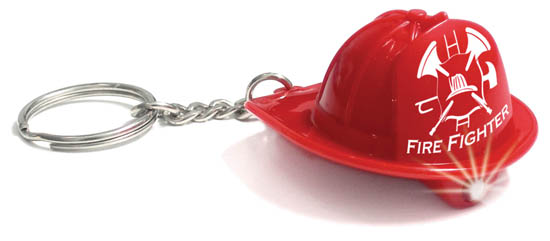 Promotional Fireman Hat Key Light