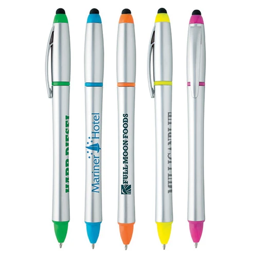 Promotional Stylus Highlighter-Pen Combo