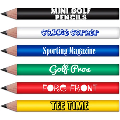 Promotional Golf Pencil Round