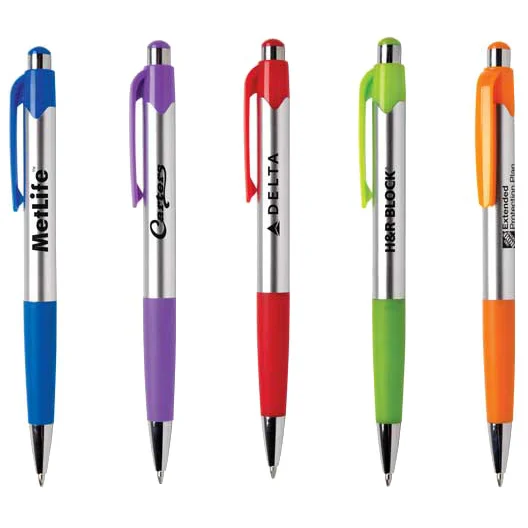 Promotional Mardi Gras Chrome Pen