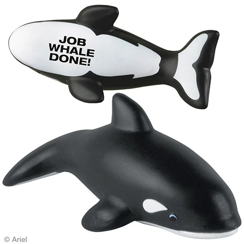 Promotional Killer Whale Stress Ball