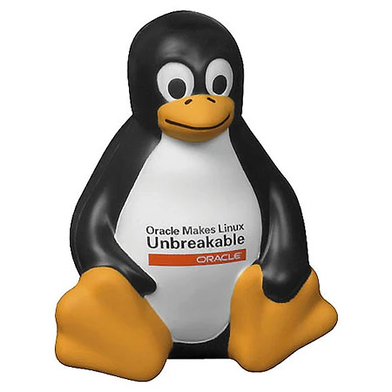 Promotional Sitting Penguin Stress Reliever