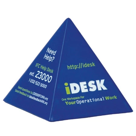 Promotional Pyramid Stress Reliever