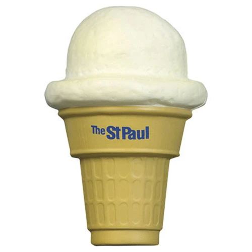 Promotional Ice Cream Cone Stress Reliever