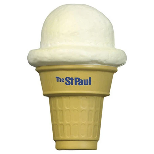 Giveaway Foam Construction Cone Stress Relievers, Stress Balls