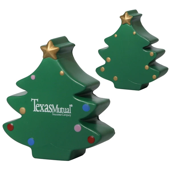 Promotional Christmas Trees Stress Ball