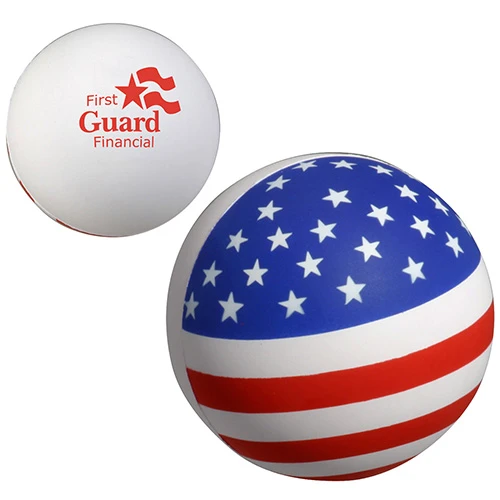 Promotional Patriotic Stress Ball Stress Reliever