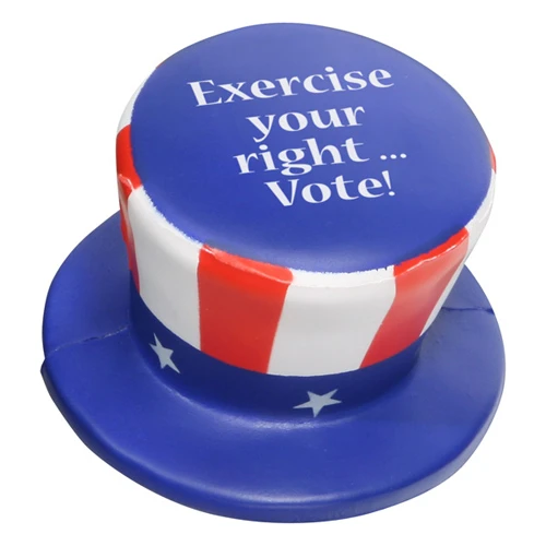 Promotional Uncle Sam Hat Stress Reliever