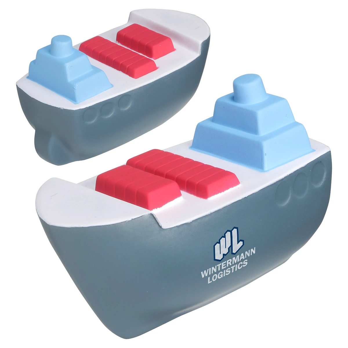 Promotional Cargo Boat Stress Ball