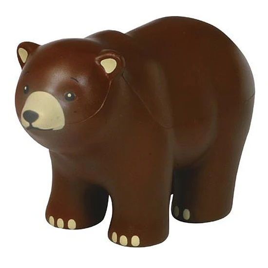 Promotional Brown Bear Stress Ball