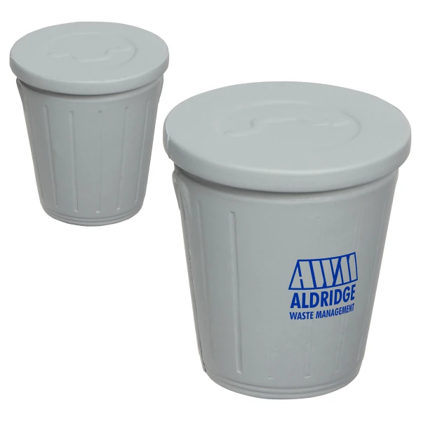 Promotional Trash Can Stress Ball