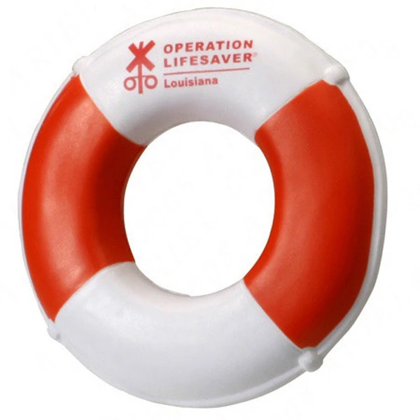 Promotional Life Preserver Stress Reliever