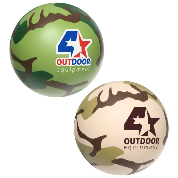 View Image 2 of Camouflage Stress Ball