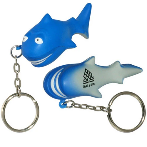 Shark Key Chain Stress Ball
