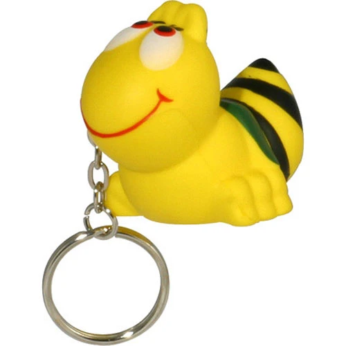 Promotional Bee Key Chain Stress Ball