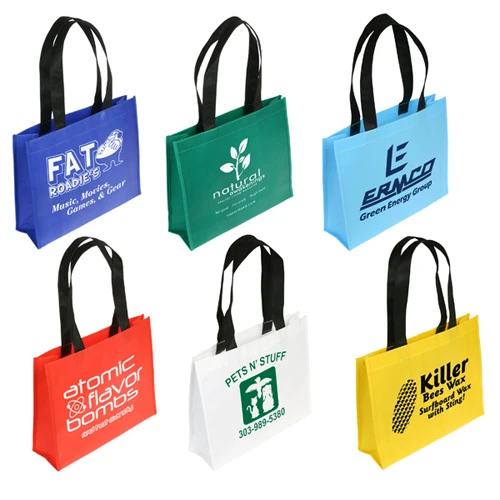 Promotional Raindance Water Resistant Custom Tote Bag