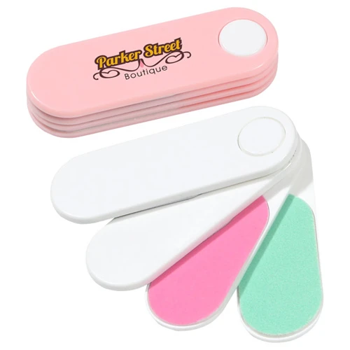 Promotional Fashion 4 Nail File and Buffer