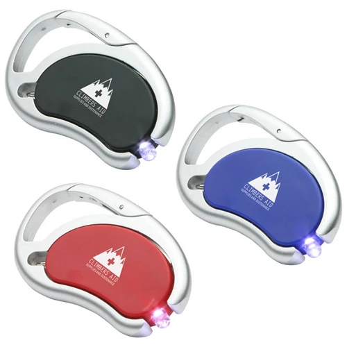 Promotional Carabiner Swivel Light and Pen