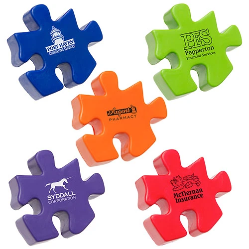 Promotional Puzzle Piece Stress Reliever