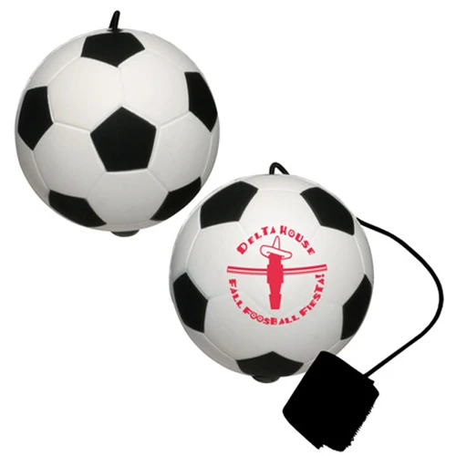 Soccer Ball Yo-Yo Stress Ball
