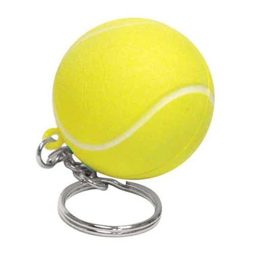 Promotional Tennis Ball Stress Reliever Key Chain