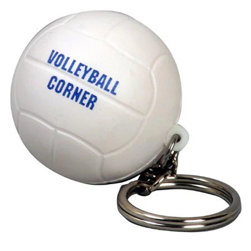 Promotional Volleyball Key Chain Stress Reliever