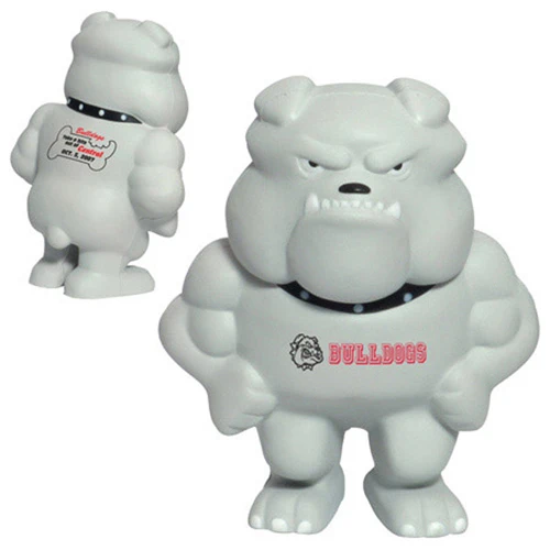 Promotional Bulldog Mascot Stress Reliever