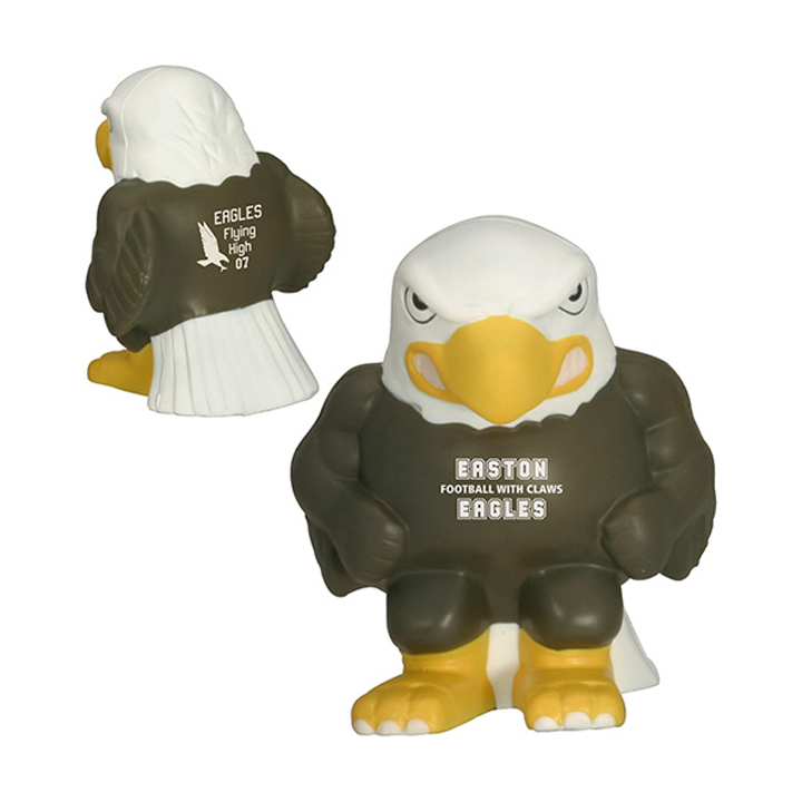 Promotional Eagle Mascot Stress Ball