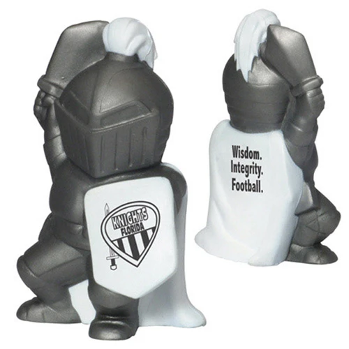 Promotional Knight Mascot Stress Ball
