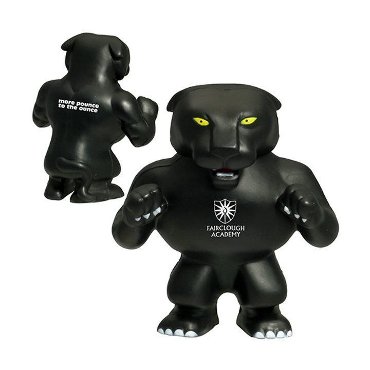 Promotional Panther Mascot Stress Ball