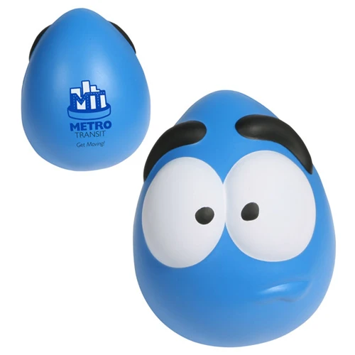 Promotional Stressed Mood Maniac Stress Reliever Wobbler