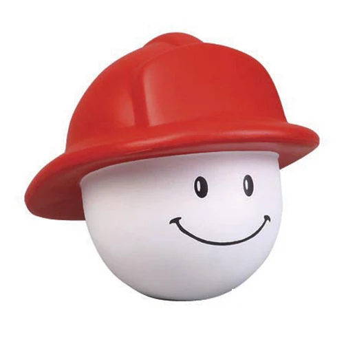 Promotional Fireman Mad Cap Stress Reliever