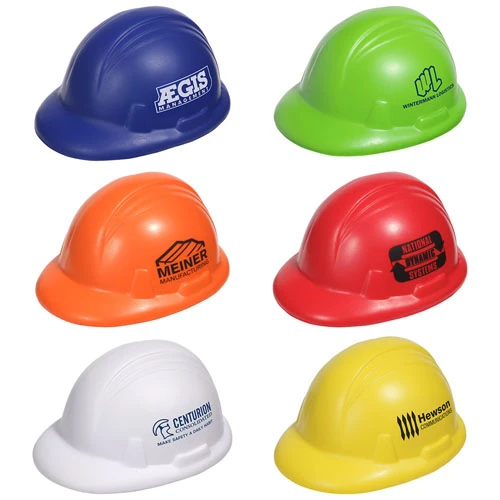 Promotional Hard Hat Stress Reliever-Colors