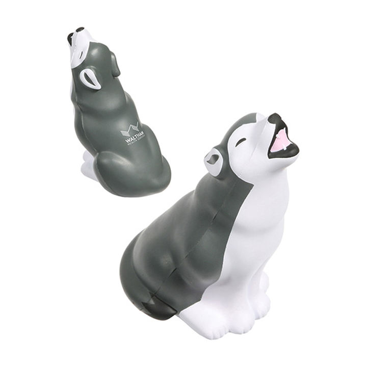 Promotional Gray Wolf Stress Ball