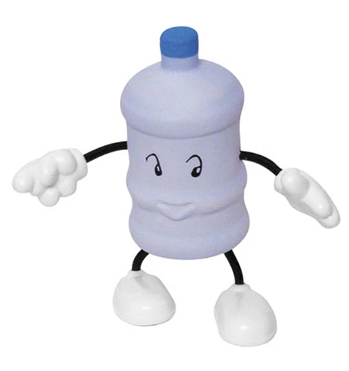 Promotional Water Bottle Figure Stress Reliever