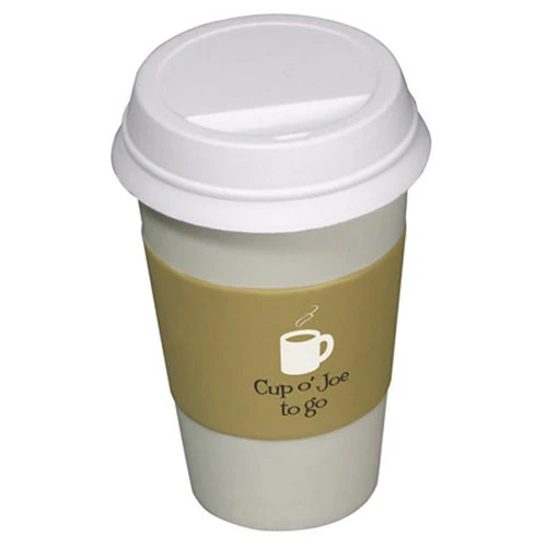 Promotional To Go Coffee Cup Stress Reliever