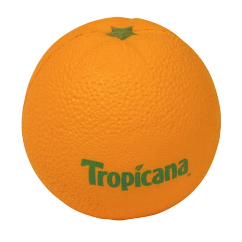 Promotional Orange Stress Reliever