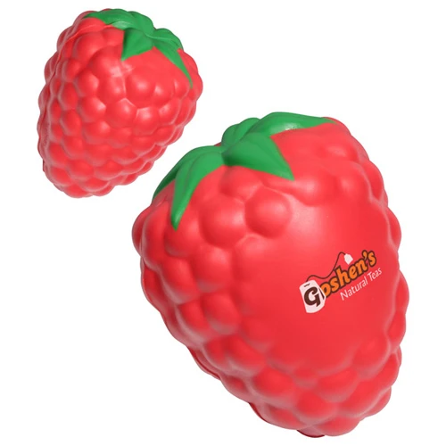 Promotional Raspberry with Leaf Stress Reliever