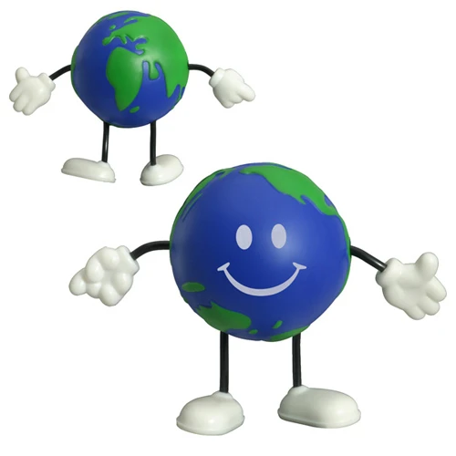 Promotional Earthball Figure Stress Reliever
