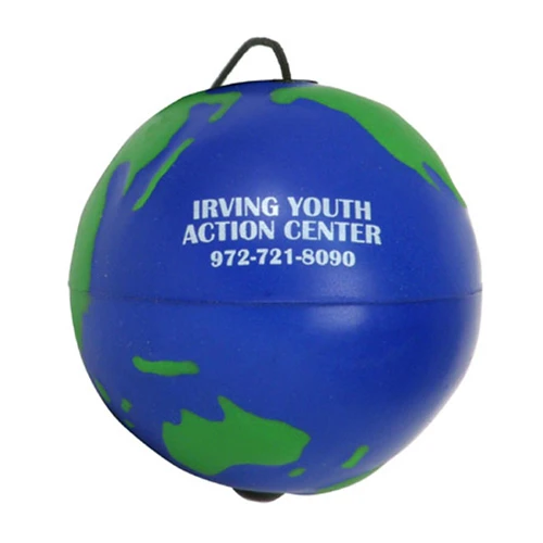 Promotional Earthball Yo-Yo Bungee Stress Ball